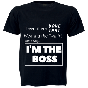 I'm the Boss shirt